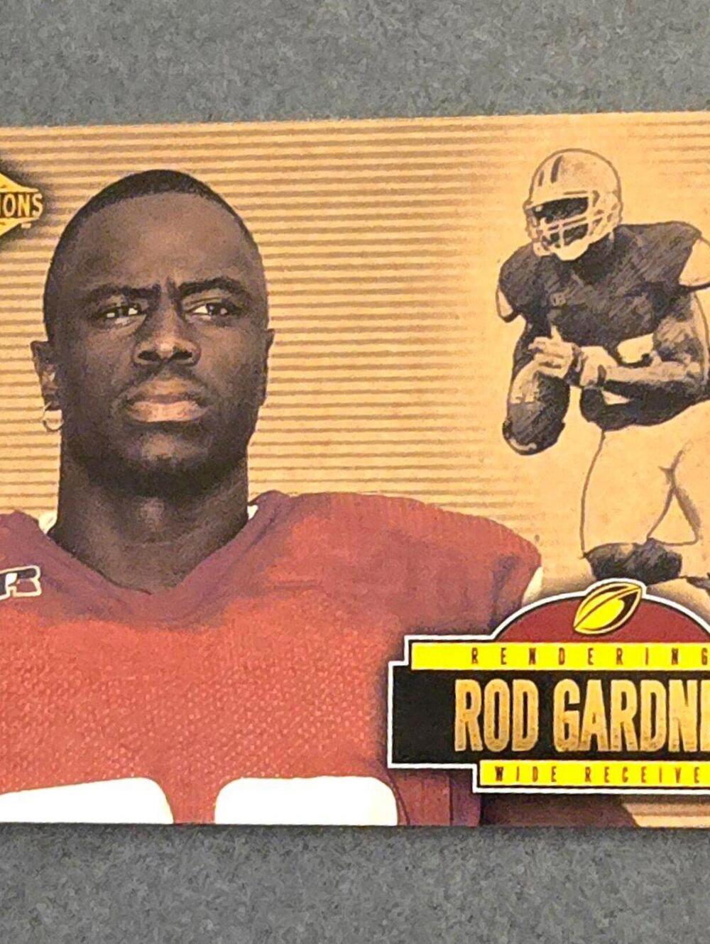 2001 Pacific Impressions Renderings #20 Rod Gardner Football Card